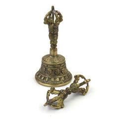 Small Tibetan Bell and Dorje-Buddhism-Siesta Crafts