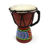 Mini Painted Djembe-Drums-Siesta Crafts