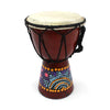 Mini Painted Djembe-Drums-Siesta Crafts