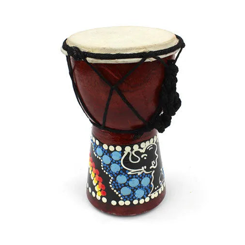 Mini Painted Djembe-Drums-Siesta Crafts