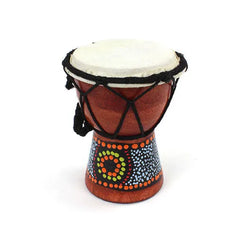 Tiny Painted Djembe-Drums-Siesta Crafts