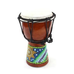 Extra Small Painted Djembe-Drums-Siesta Crafts