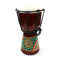 Small Painted Djembe-Drums-Siesta Crafts