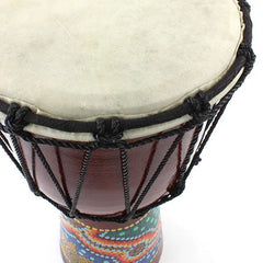 Medium Painted Djembe-Drums-Siesta Crafts