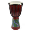 Large Painted Djembe-Drums-Siesta Crafts