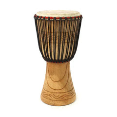 Medium Ghanaian Djembe (9" Head)-Drums-Siesta Crafts