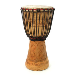 Medium Ghanaian Djembe (9" Head)-Drums-Siesta Crafts