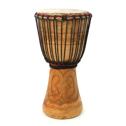 Medium Ghanaian Djembe (9" Head)-Drums-Siesta Crafts