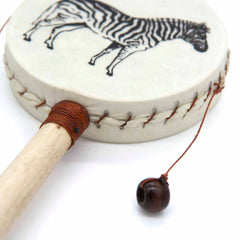 Zebra Zoo Hand Drum-Drums-Siesta Crafts