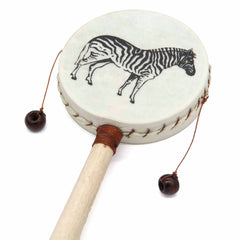 Zebra Zoo Hand Drum-Drums-Siesta Crafts