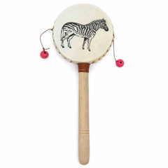 Zebra Zoo Hand Drum-Drums-Siesta Crafts