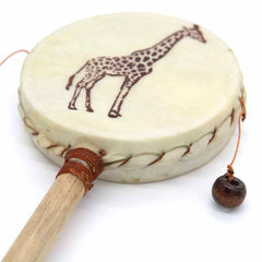 Giraffe Zoo Hand Drum-Drums-Siesta Crafts