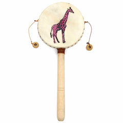 Giraffe Zoo Hand Drum-Drums-Siesta Crafts
