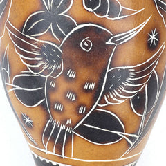 Carved Gourd Maracas (pair)-Shakers-Siesta Crafts
