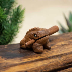 Mini Croaking Frog Guiro-Taps & Scrapes-Siesta Crafts
