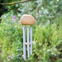 Cut Out Coconut Chime - Light-Garden & Outdoors-Siesta Crafts