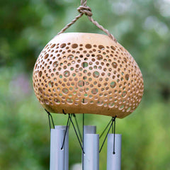 Cut Out Coconut Chime - Light-Garden & Outdoors-Siesta Crafts