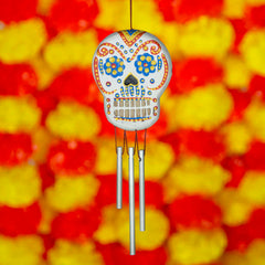 Candy Skull Chime-Garden & Outdoors-Siesta Crafts