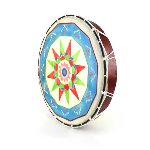 Large Painted Shamanic Drum-Drums-Siesta Crafts