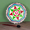 Large Painted Shamanic Drum-Drums-Siesta Crafts