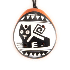Inca Ocarina Pendant-Wind Instruments-Siesta Crafts