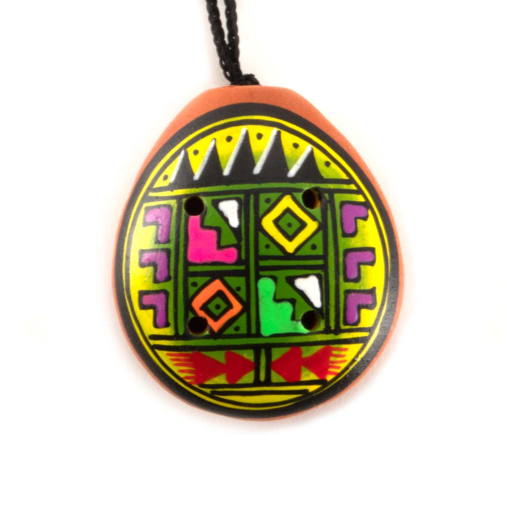 Inca Ocarina Pendant-Wind Instruments-Siesta Crafts