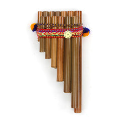 Small Zampona - Double Row Pan Pipes-Wind Instruments-Siesta Crafts