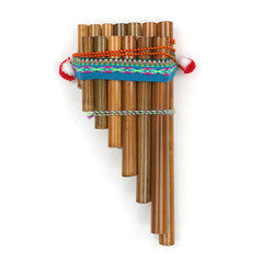 Small Zampona - Double Row Pan Pipes-Wind Instruments-Siesta Crafts