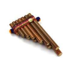Small Zampona - Double Row Pan Pipes-Wind Instruments-Siesta Crafts