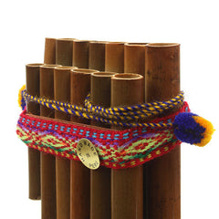 Small Zampona - Double Row Pan Pipes-Wind Instruments-Siesta Crafts