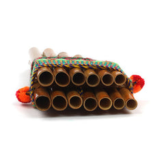 Small Zampona - Double Row Pan Pipes-Wind Instruments-Siesta Crafts