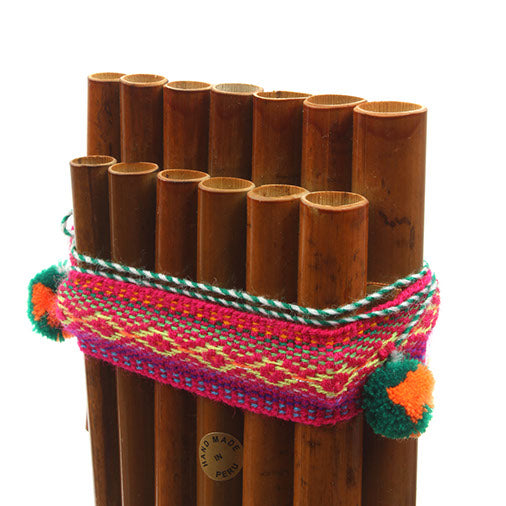 Medium Zampona - Double Row Pan Pipes-Wind Instruments-Siesta Crafts