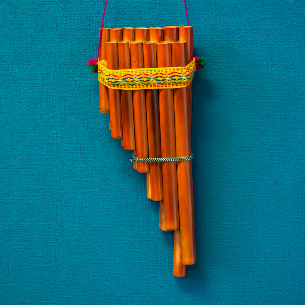 Medium Zampona - Double Row Pan Pipes-Wind Instruments-Siesta Crafts