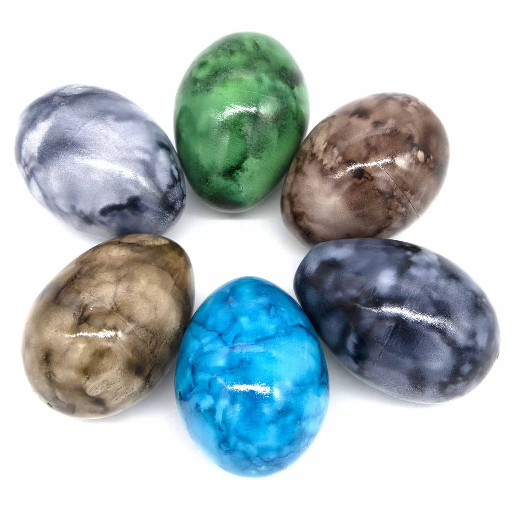 Tie Dyed Egg Shaker-Shakers-Siesta Crafts