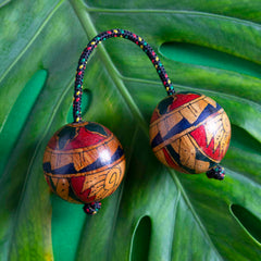 Painted Cas Cas Shaker-Shakers-Siesta Crafts