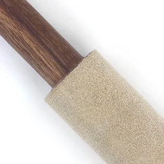 Suede Carved Singing Bowl Stick-Singing Bowls-Siesta Crafts