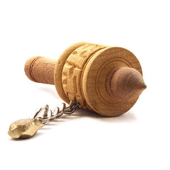 Tiny Wooden Prayer Wheel-Buddhism-Siesta Crafts