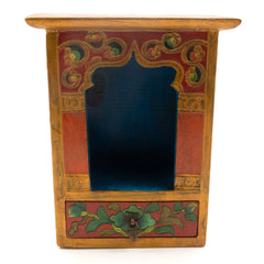 Small Wooden Shrine-Buddhism-Siesta Crafts