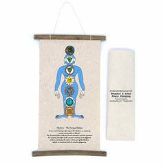 Lokta Deity Scroll - Seven Chakras-Buddhism-Siesta Crafts
