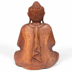 Large Handcarved Sitting Buddha-Buddhism-Siesta Crafts