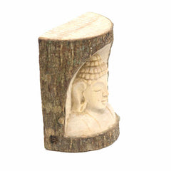 White Wood Buddha-Buddhism-Siesta Crafts