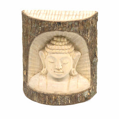 White Wood Buddha-Buddhism-Siesta Crafts