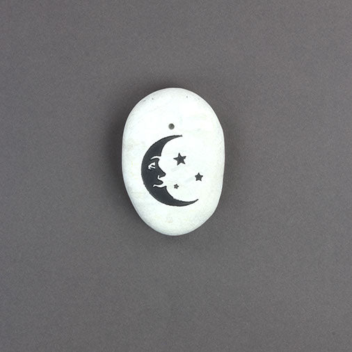 Moon Stone Incense Holder-Incense Holders-Siesta Crafts