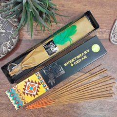 Tribal Soul Sweetgrass and Cedar Incense-Stick Incense-Siesta Crafts