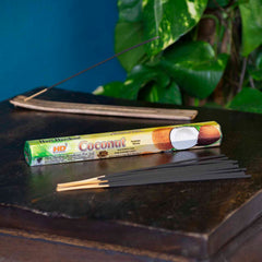 Coconut Hexagon Incense-Stick Incense-Siesta Crafts