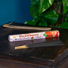 Strawberry Hexagon Incense-Stick Incense-Siesta Crafts