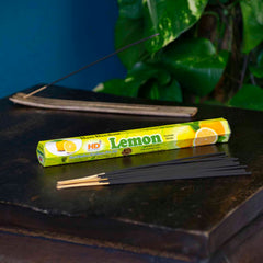 Lemon Hexagon Incense-Stick Incense-Siesta Crafts