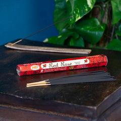 Red Rose Hexagon Incense-Stick Incense-Siesta Crafts
