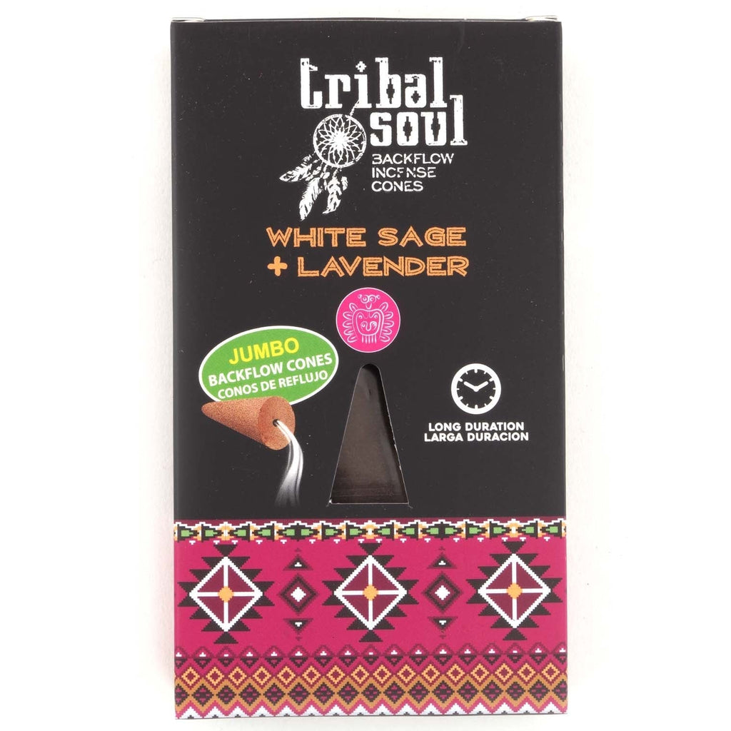 White Sage and Lavender Backflow Incense Cones-Cone Incense-Siesta Crafts