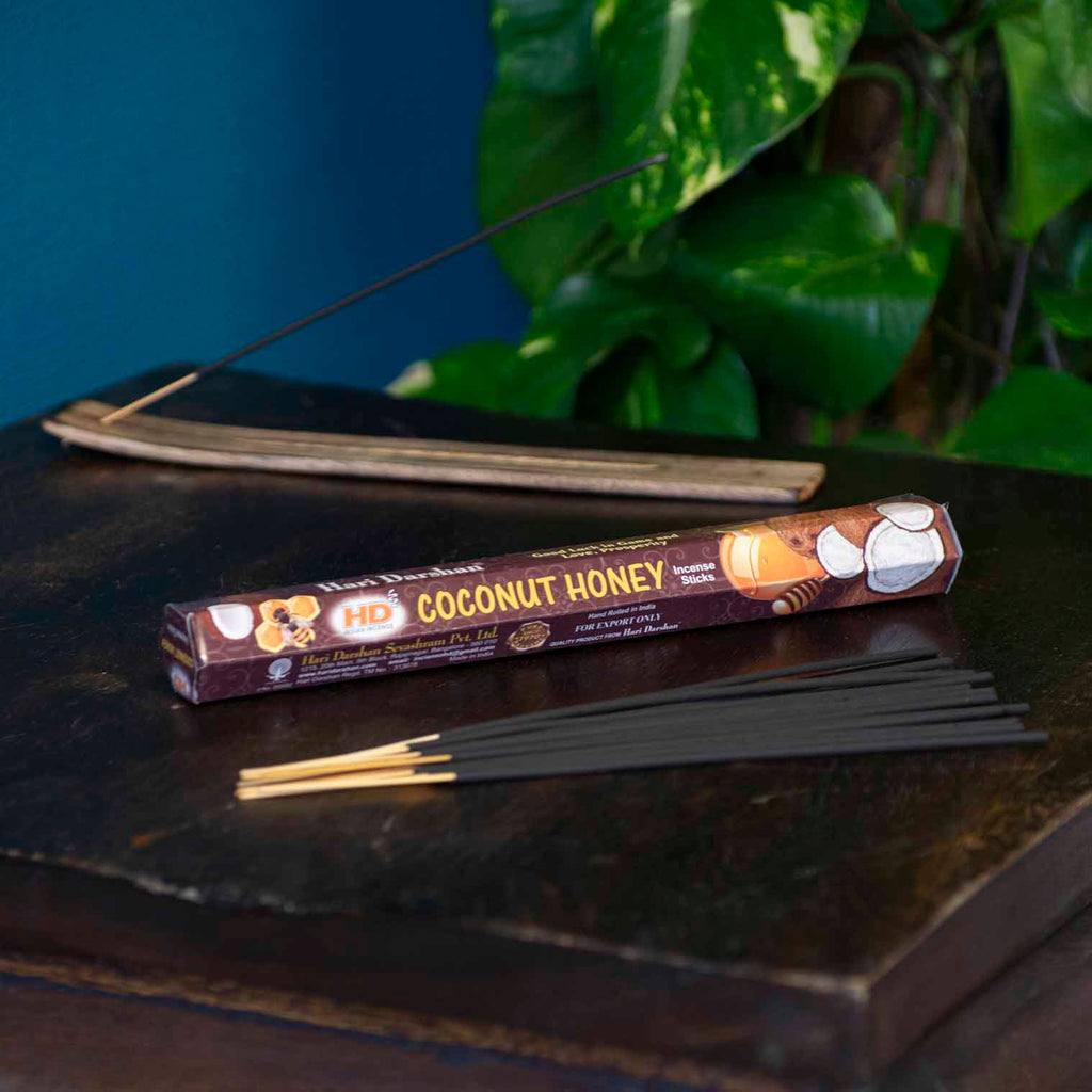 Coconut and Honey Hexagon Incense-Stick Incense-Siesta Crafts